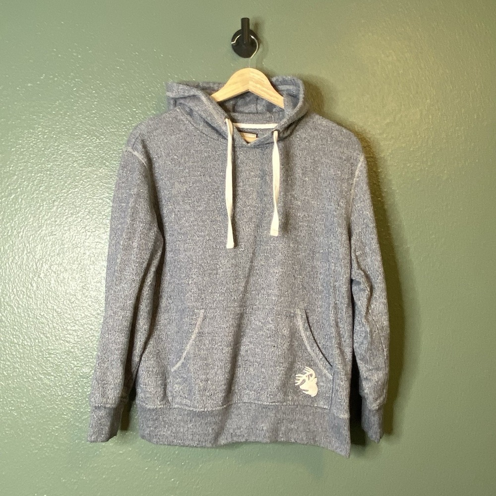 Legendary Whitetails Men's Hoodie Sweatshirt Small Blue/Gray Heather Pullover